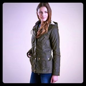 Barbour kelsall waxed jacket olive